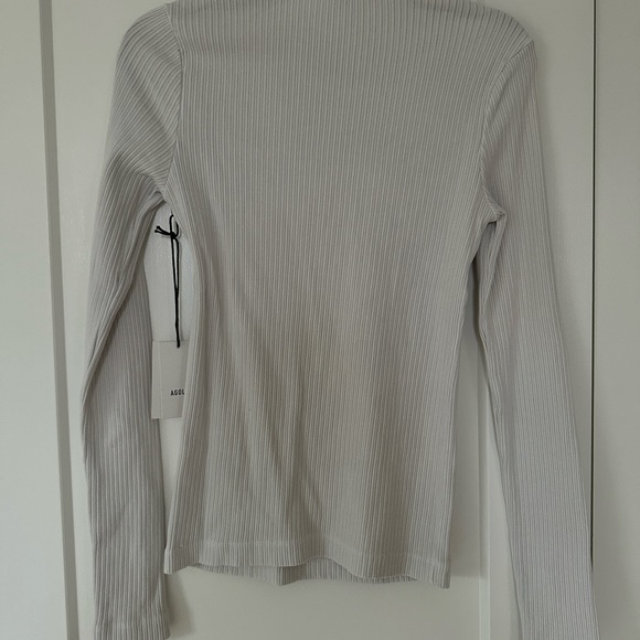 AGOLDE Rib Cutout Top - Picture 3 of 5